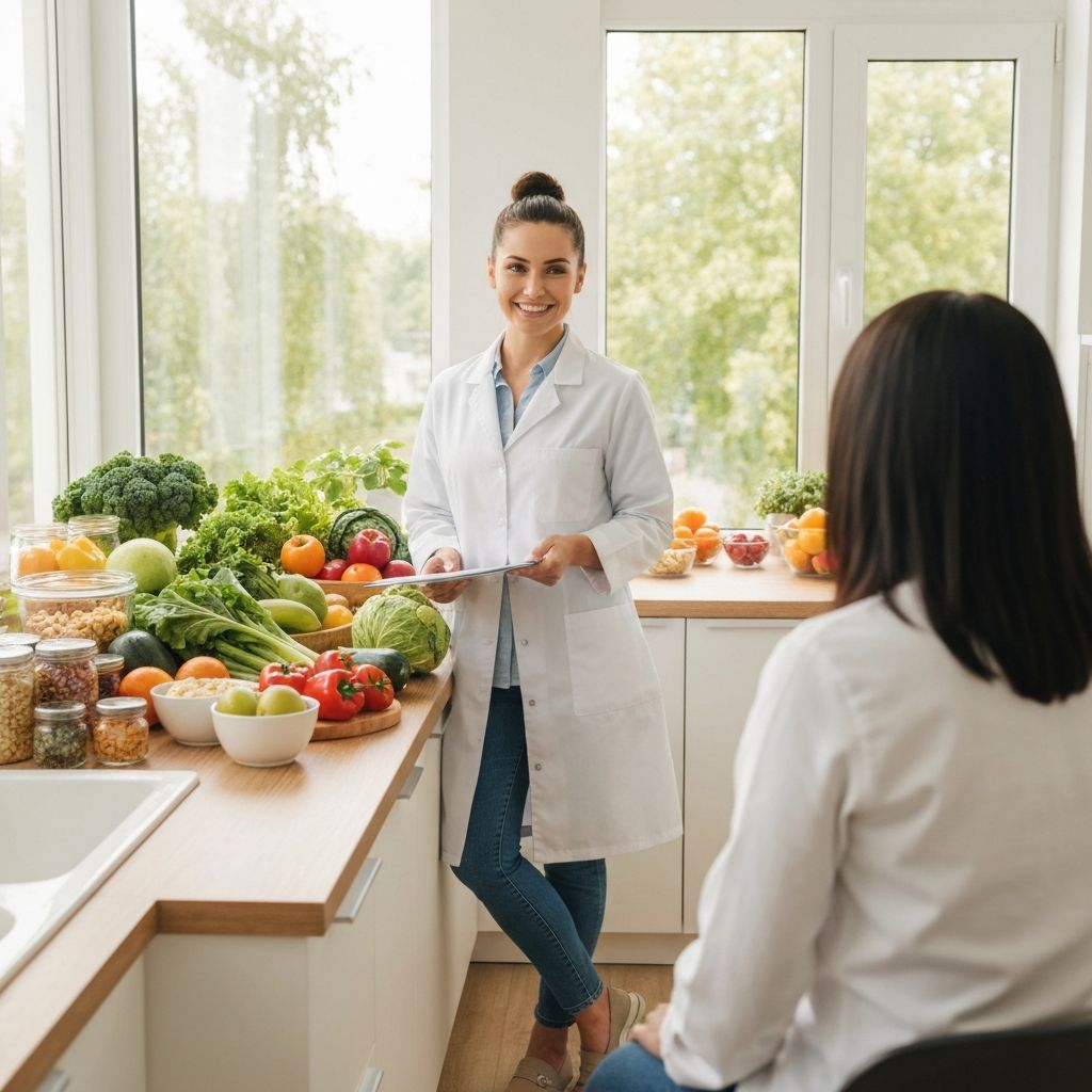 Healthy nutrition consultation